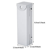 5pcs Table Game Dice, Aluminium Alloy Table Game Poker Games Dices Set with Storage Box for Table Games Poker Monopoly(Silver-Rectangle Box)